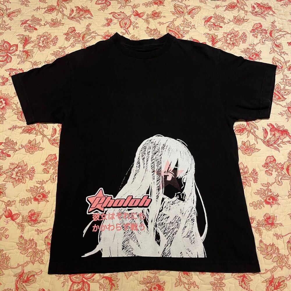 Hello-kitty Men's Black T-shirt